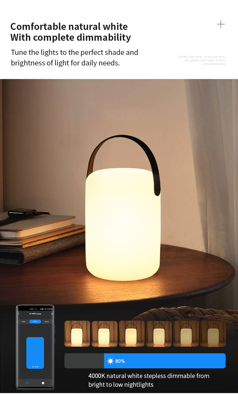 Smart Table Lamp | Portable Table Lamp | Bluetooth Table Lamp | Light Venus