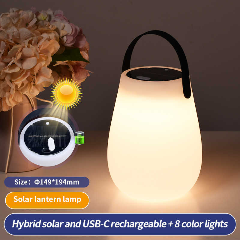 Multipurpose Portable Outdoor LED Solar Lanterns Lamp