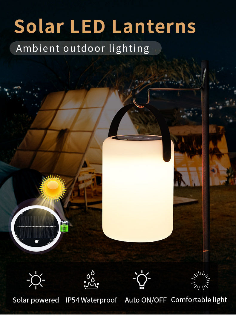 Outdoor Solar Lanterns | Solar Rechargeable Lantern | Solar Lantern Table Lamp - Light Venus