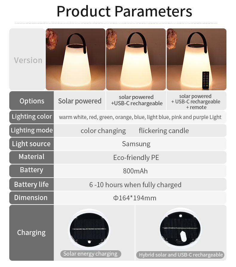 Solar Lanterns | Outdoor Solar Lanterns | Solar Camping Lantern | Light Venus