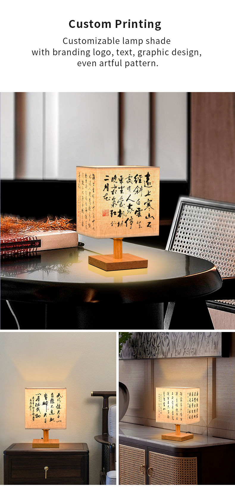 Wooden Table Lamp | Custom Table Lamp Manufacturer | Light Venus