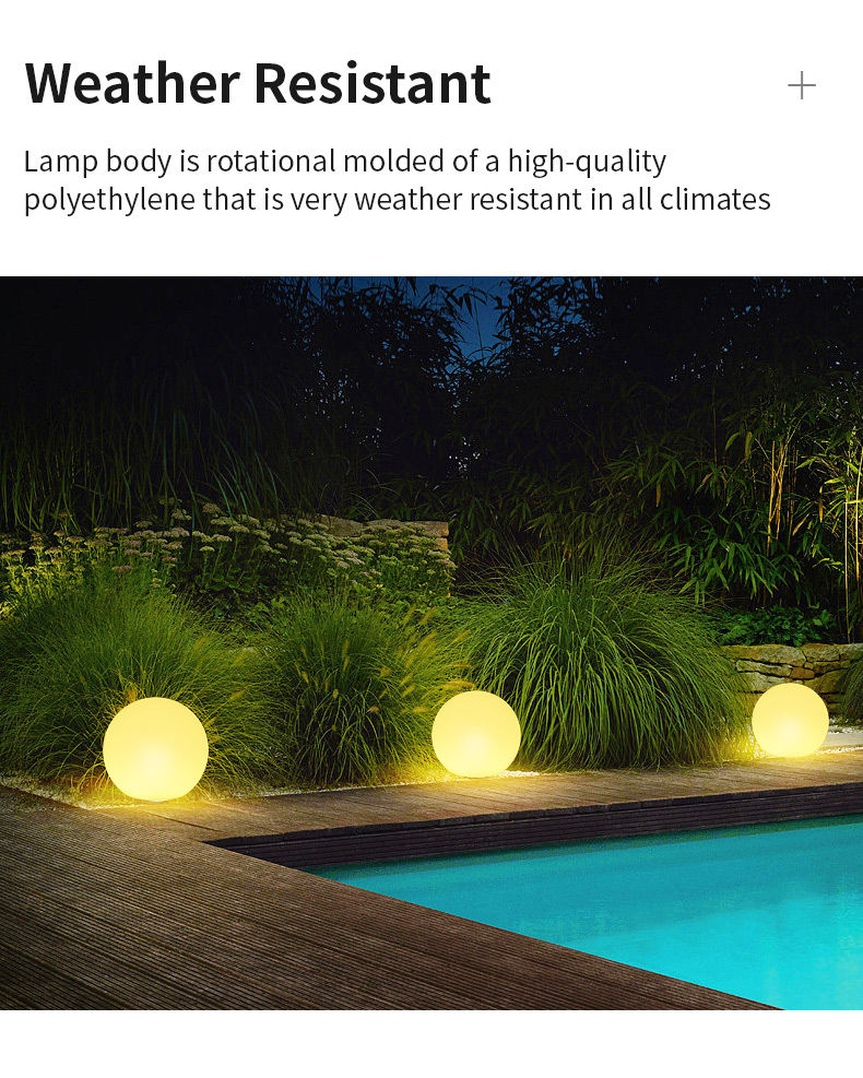 LED Ball Light | Outdoor Ball Lights | Floating LED Pool Lights