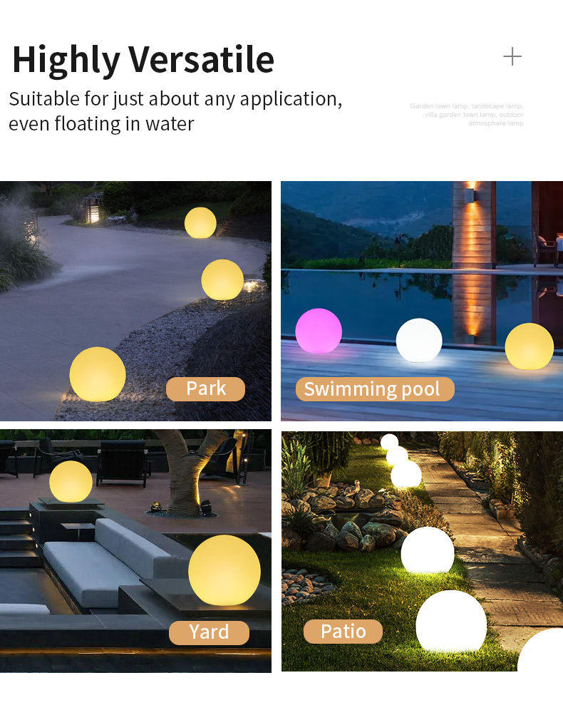 LED Ball Light | Outdoor Ball Lights | Floating LED Pool Lights