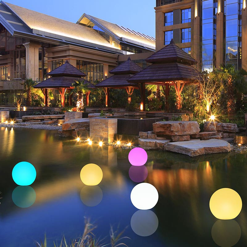 Outdoor Floating LED Pool Ball Lights