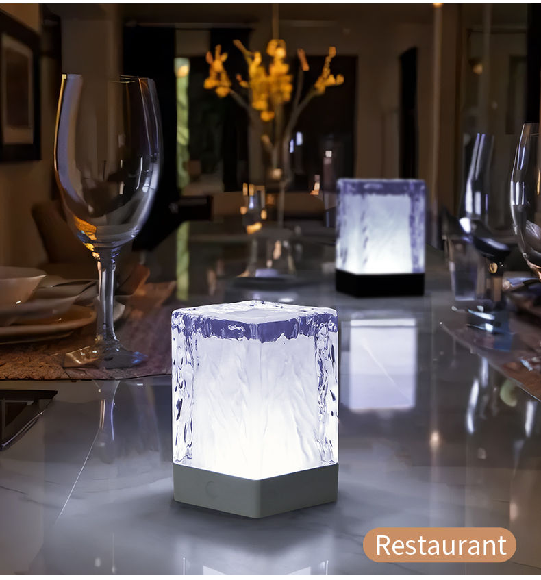 Crystal Table Lamp | Touch Crystal Lamp | Rechargeable Crystal Table Lamp