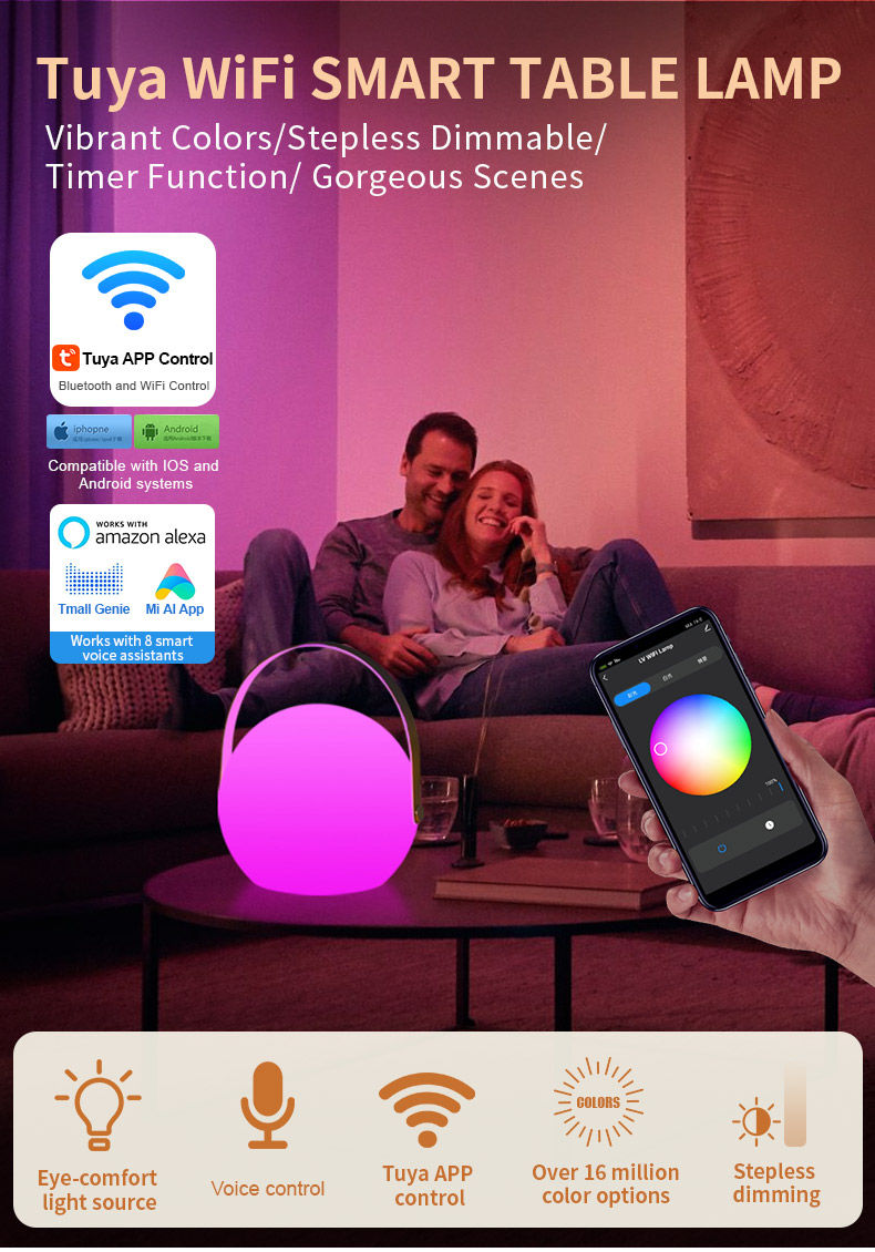 Smart Table Lamp | Bluetooth Table Lamp | App Table Lamp | Light Venus