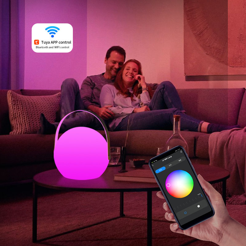 Bluetooth WiFi Tuya App Voice Control Smart Table Lamp
