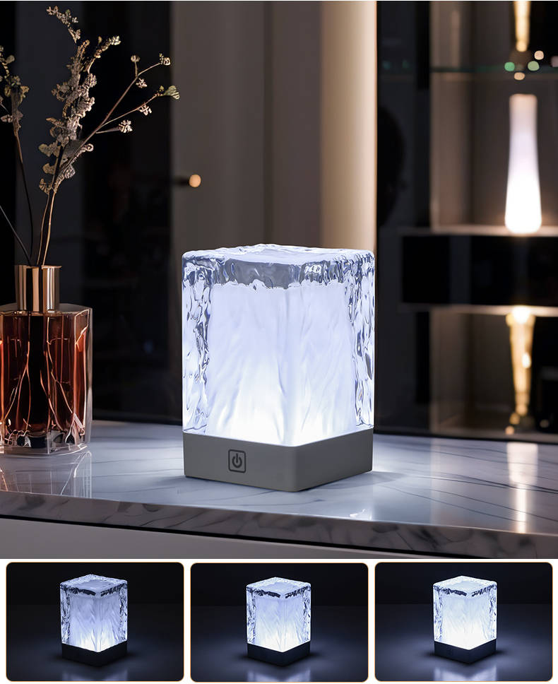 Crystal Table Lamp | Rock Crystal Table Lamp | Cordless Table Lamp