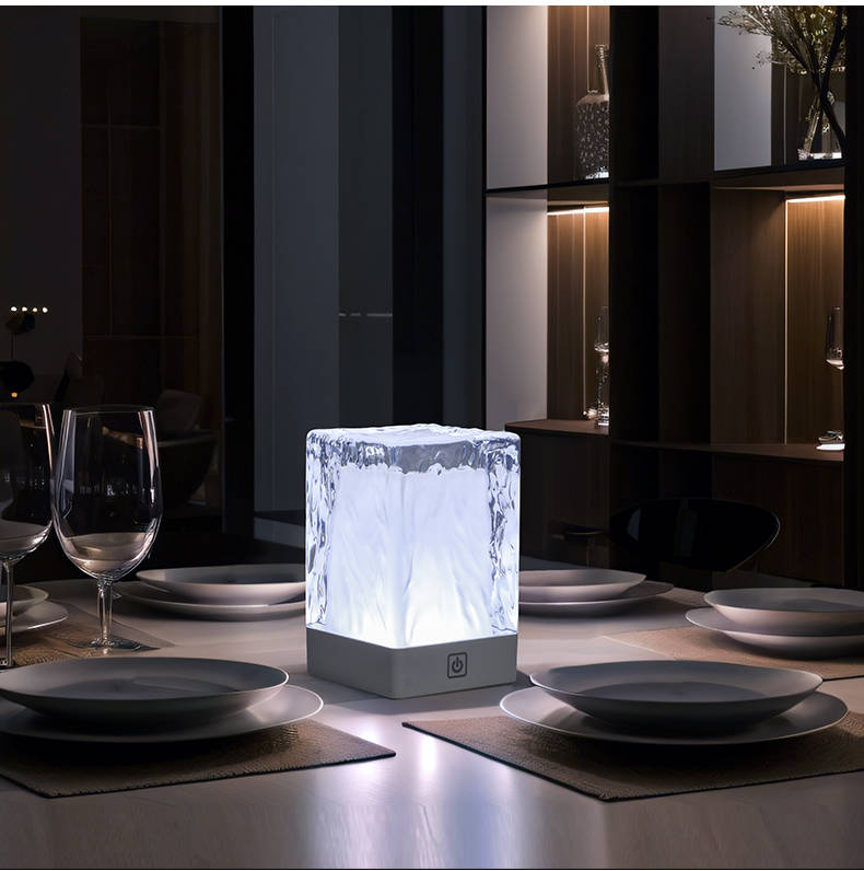 Crystal Table Lamp | Rock Crystal Table Lamp | Cordless Table Lamp