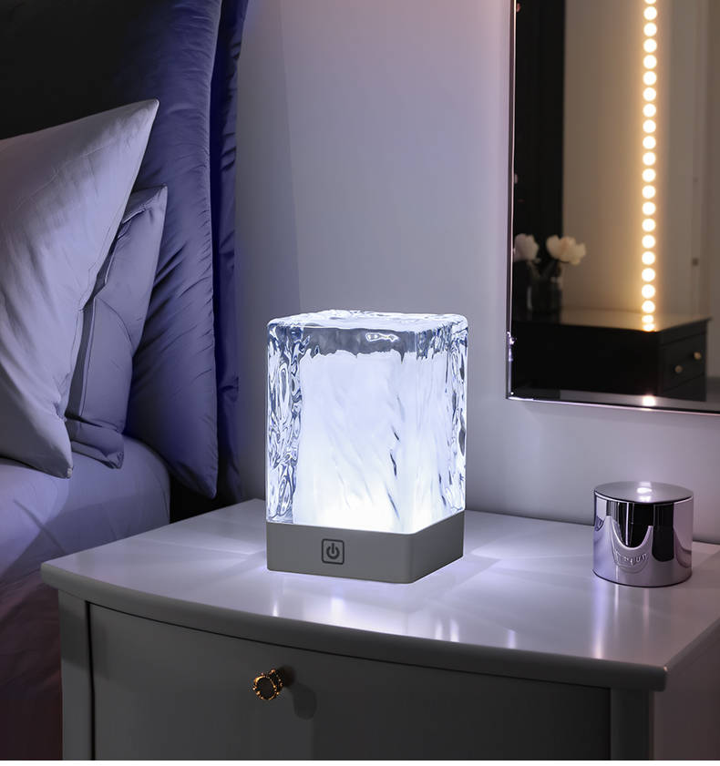 Crystal Table Lamp | Rock Crystal Table Lamp | Cordless Table Lamp