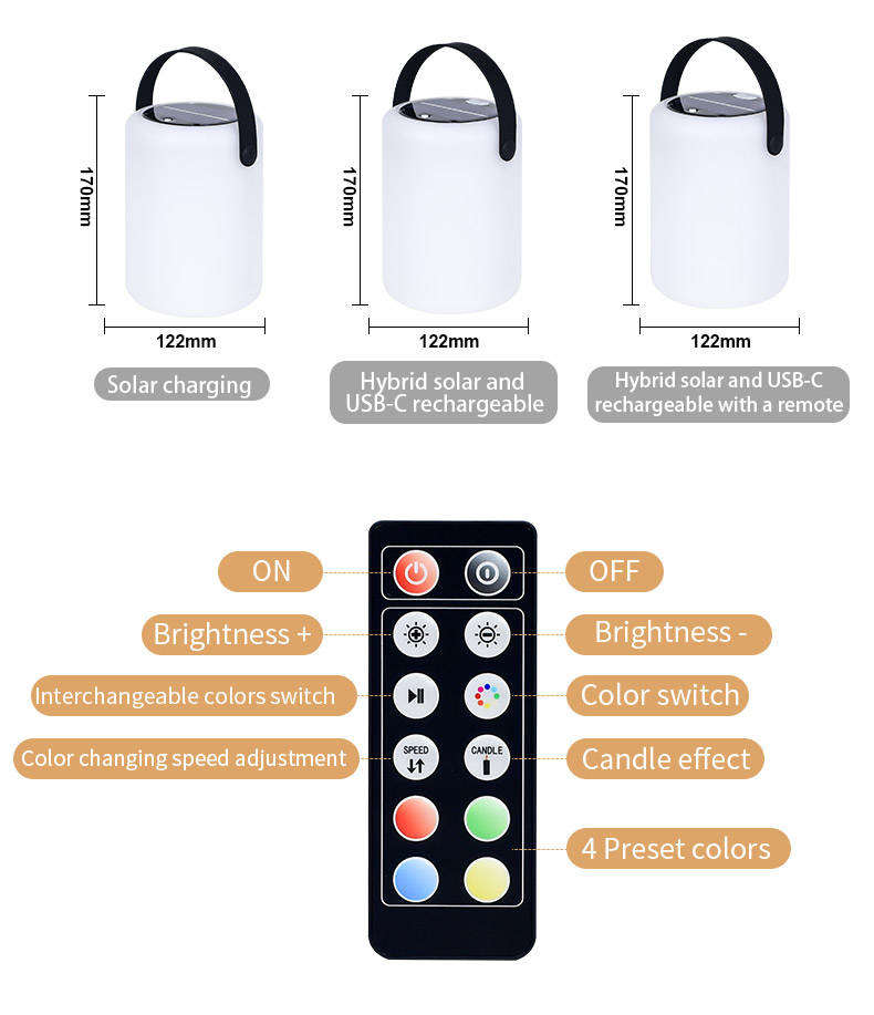 Solar Lantern | LED Outdoor Solar Lantern | Solar Table Lamp