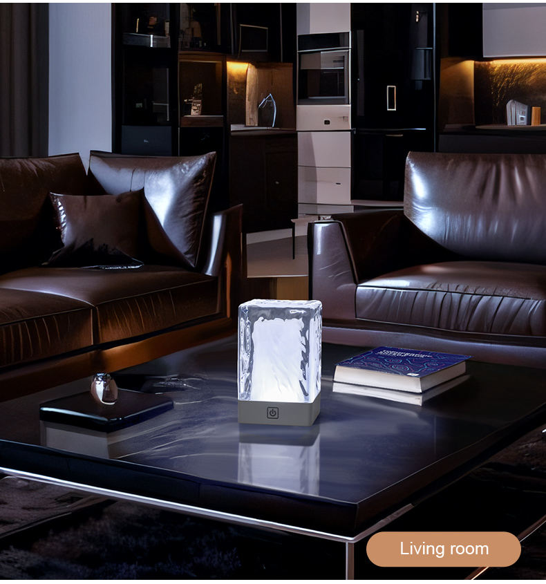 Cordless RGB LED Crystal Table Lamp Cordless RGB LED Crystal Table Lamp