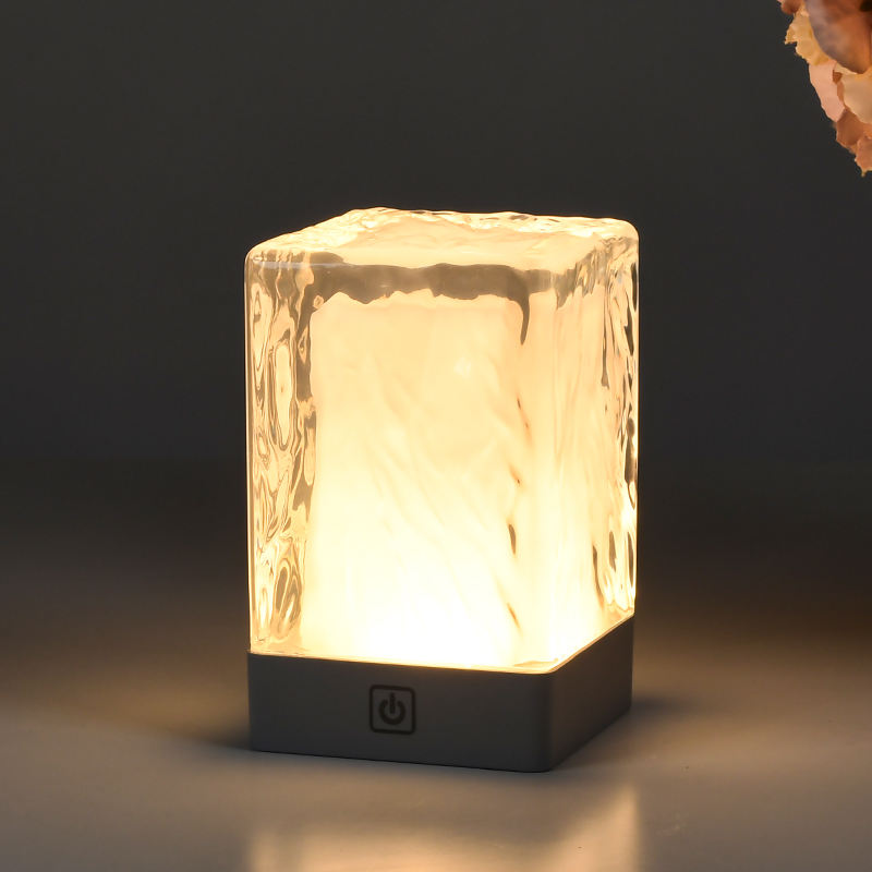 Cordless RGB LED Crystal Table Lamp