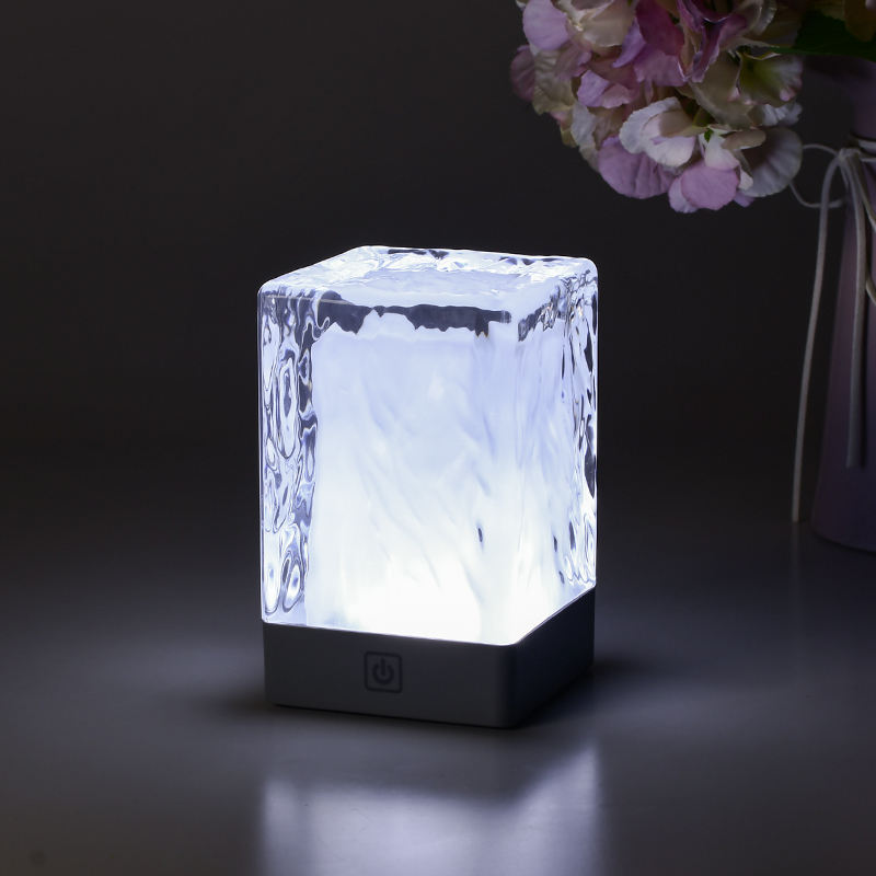 Cordless RGB LED Crystal Table Lamp