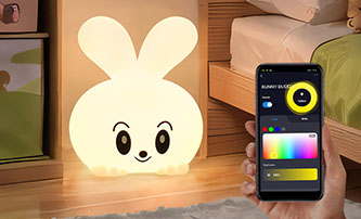 Light Venus launched a playful bunny rabbit lamp with smart app control