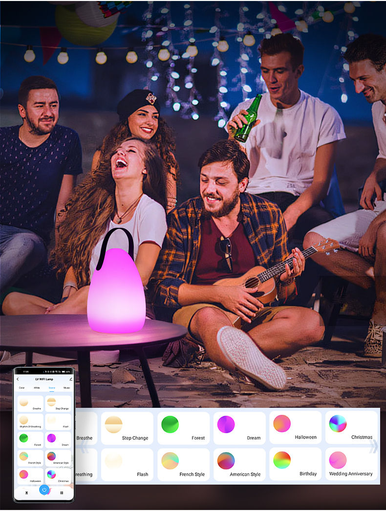 Smart Table Lamp | Portable Table Lamp | LED Lantern | Light Venus