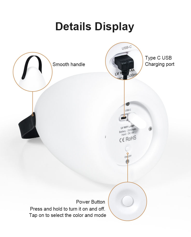 Smart Table Lamp | Portable Table Lamp | LED Lantern | Light Venus