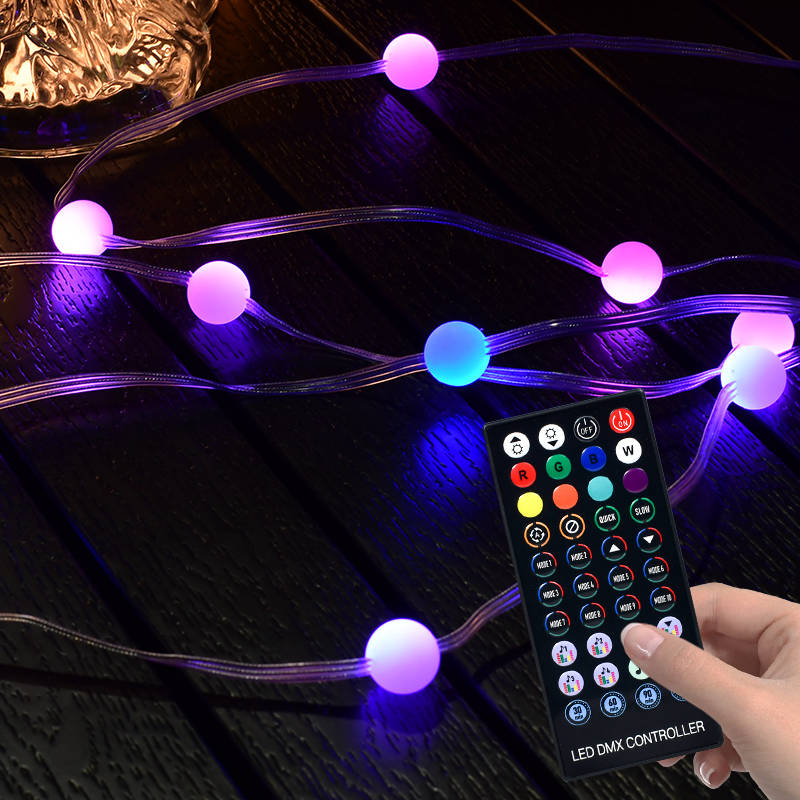 Outdoor Weatherproof Multi Colored RGBW LED Festoon String Lights
