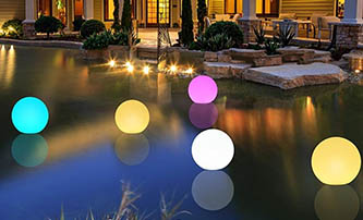 LED Floating Pool Ball Light Becomes a Brilliant Affair for Summer Entertainment
