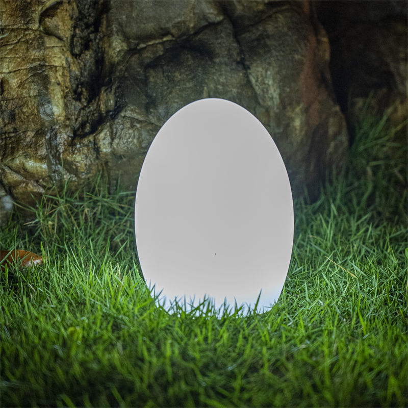 Cordless Egg-shaped LED Light Table Lamp Creates Ambiance with Wireless Convenience